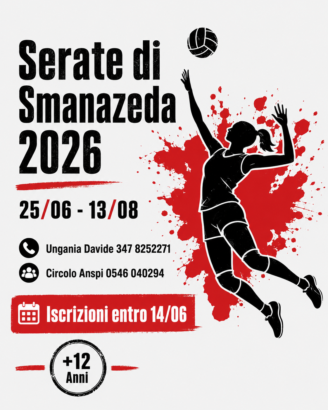 Locandina Serate di Smanazeda 2026